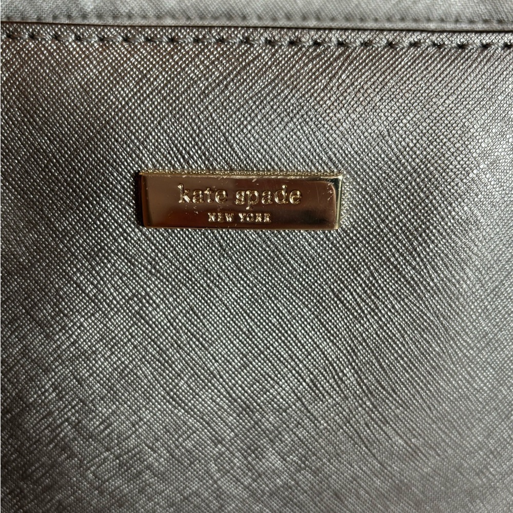 Kate Spade Metallic Gray Tote - Picture 7 of 12